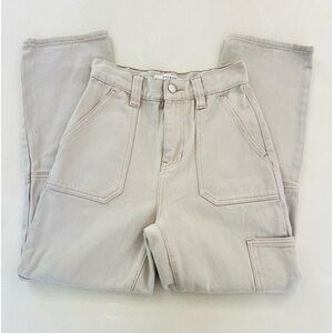 PacSun High Rise Utility Straight Leg Jeans Size 25
